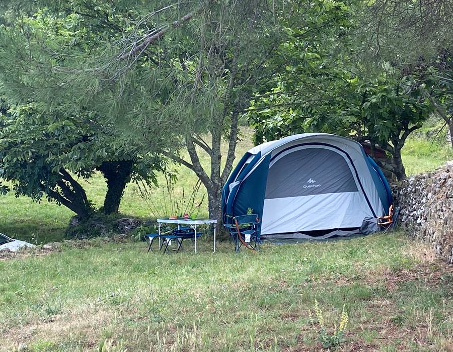 mas - toile de tente - cevennes - camper